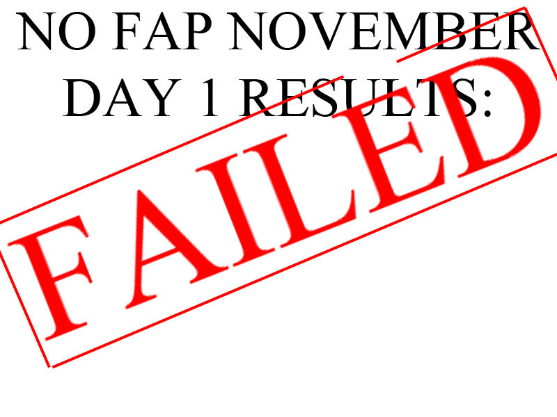 No Fap November. 