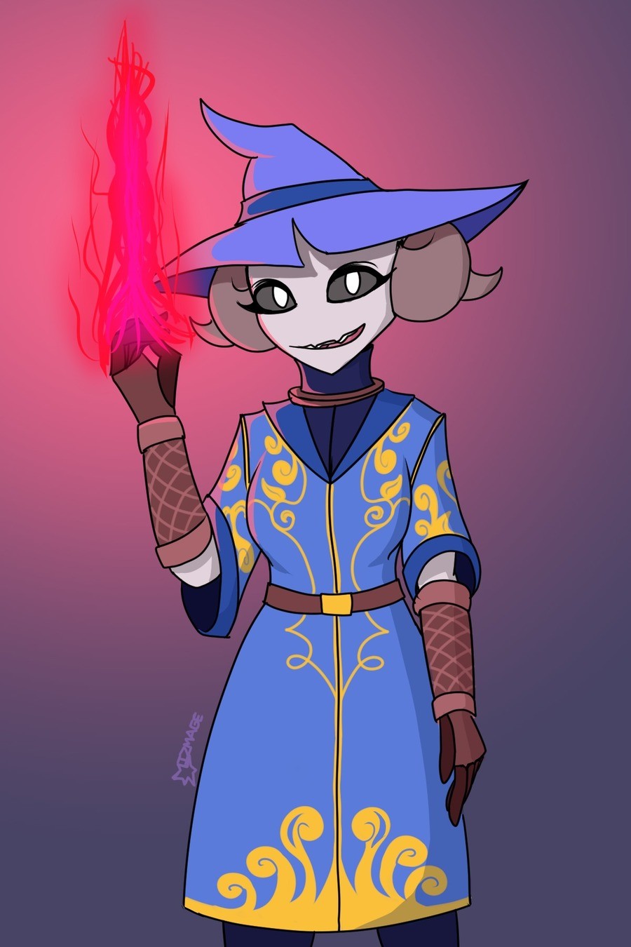 OC Art, Demorian Wizard. Its the Demorian Wizard girl! I've gone and decided to name her Alyeni, based off of absolutely nothing. Shes quite the powerful wizard