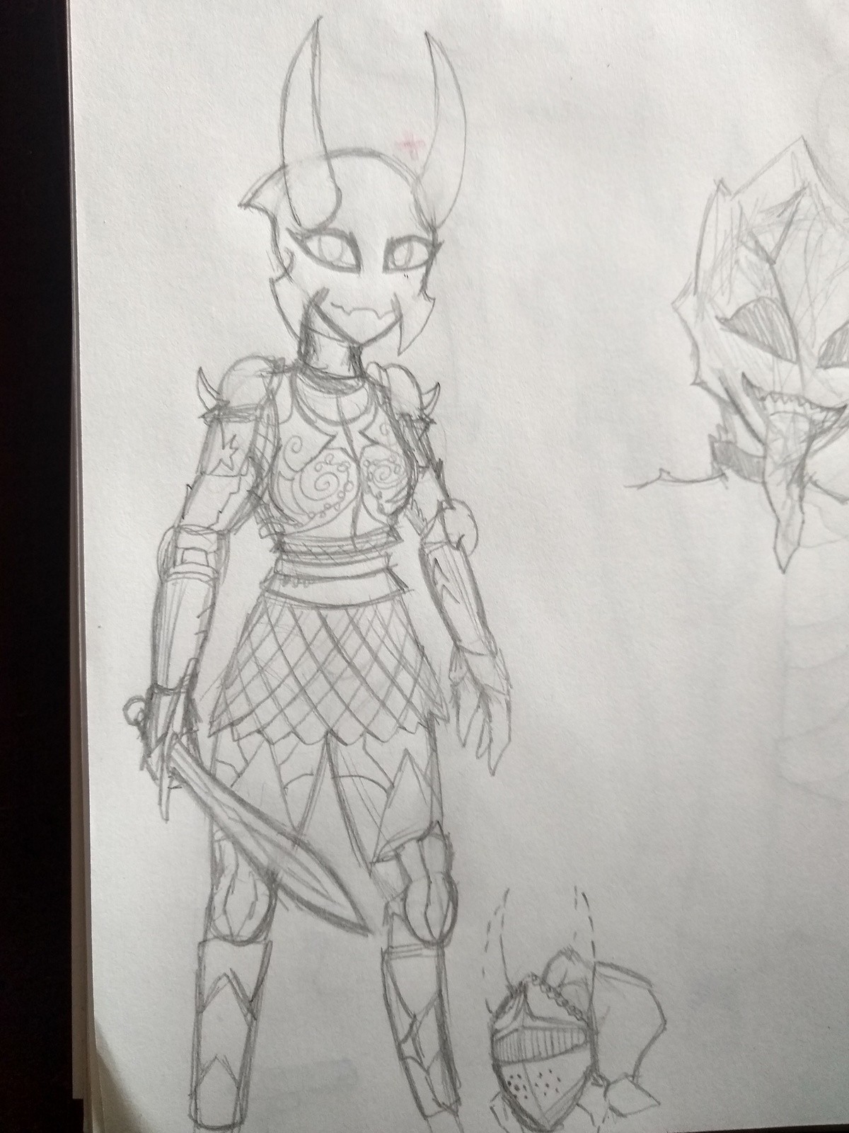 OC Art, Sketches in Limbo. New plate armor for authority. The skirt is cloth, not lamealler Icy tongue. Feels better than you'd think. Fanatical borg Woops. Tha