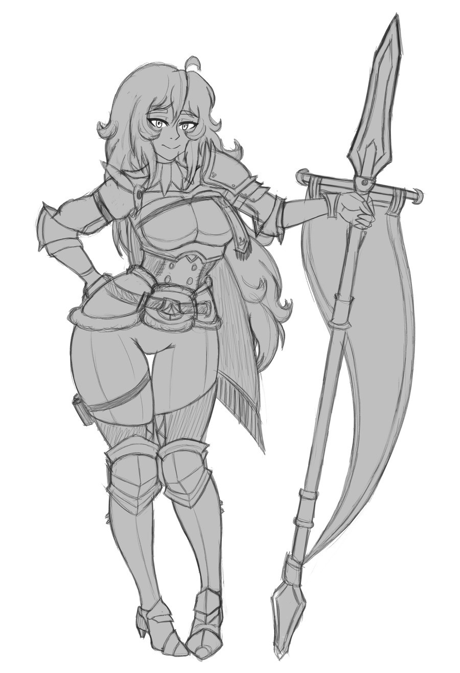  Elgado kht Esther. Going back to a per piece upload schedule since jannies have the big gae. Esther (OC) in the Elgado knight outfit from Monster Hunter Ri