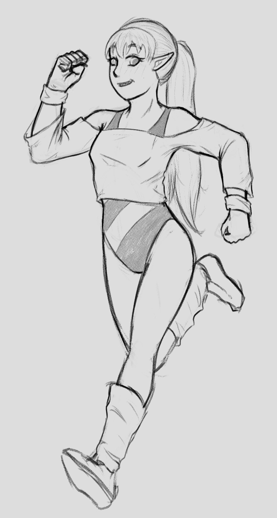 OC-tober 2021 day 18. Day 18 is 80s workout clothes so drew my gal Nia going for a jog join list: DaringDoodles (51 subs)Mention Clicks: 4675Msgs Sent: 3032Ment