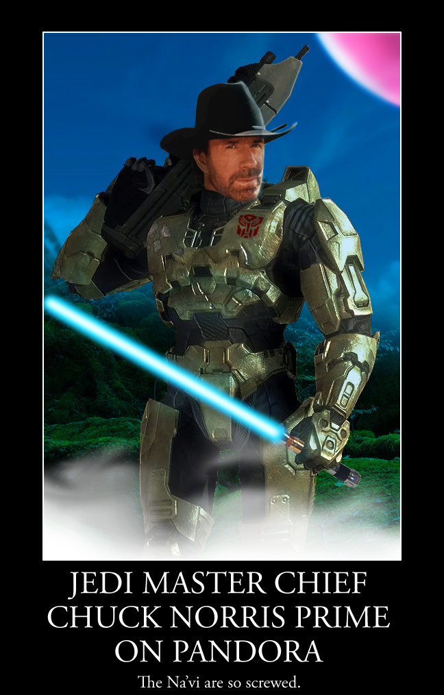 Oh my god. . CHUCK NORRIS PRIME lhe : a' vi are so screwed.. but.......wheres his pokemon belt?