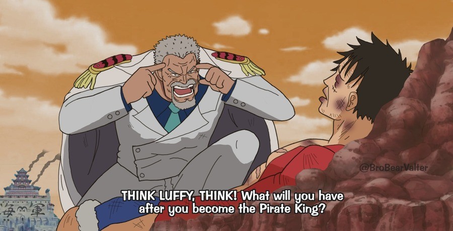 Omni Garp. .. One Piece presumably. also a pirate Kingdom