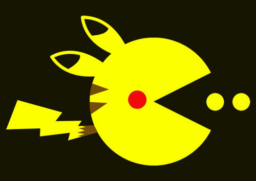 pacachu. would make for an &lt;br /&gt; OC but not OP, found on tumblr&lt;br /&gt; THUMBS IF YA LIKE .. does it say waka waka waka or pika pika pika?