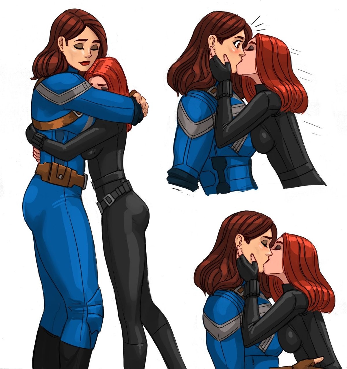 Peggy and Natasha by Flick. .. I for one would like to see more Hot Lesbian representation in TV and movies.