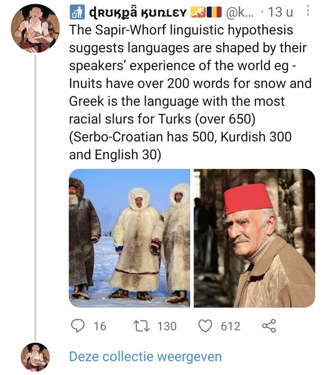 Plywood words. join list: Balkanism (434 subs)Mention History.. I know this is a joke but... &quot;Languages are shaped by their speakears experience of the world&quot; Yeah no , thats literally anything ever made by humans.