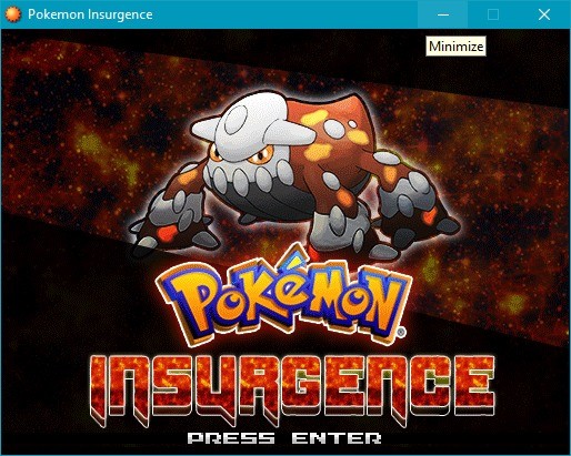 started playing Pokémon Insurgence a really well done but WIP pokemon fan g...