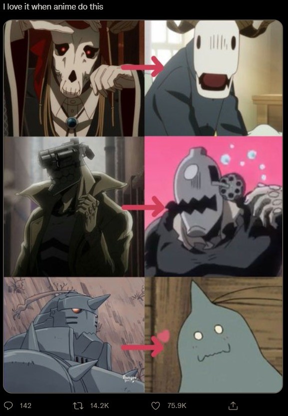 programmed Gnu. .. Personally I've always kinda hated this gimmick. It was pretty much the only thing I didn't like about FMA Brotherhood, and I didn't like it in the Hellsing reb