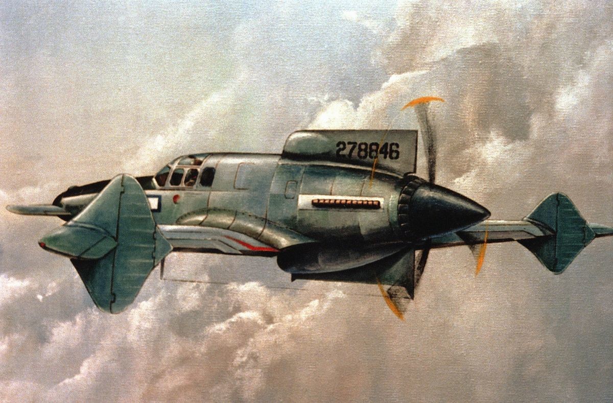 Pusher Aircraft (WWII). Curtiss-Wright XP-55 &quot;Ascender&quot; SAAB J-21 Kyushu J7W &quot;Shinden&quot; SAI-Ambrosini SS.4 Miles M.35 &quot;Libellula&quot; j