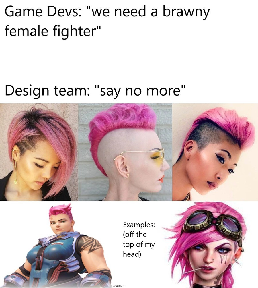 recognised Octopus. .. To be fair, Vi was released back in 2013 or so, and I don't feel she has the same &quot;Feminist landwhale&quot; energy that Zarya has.