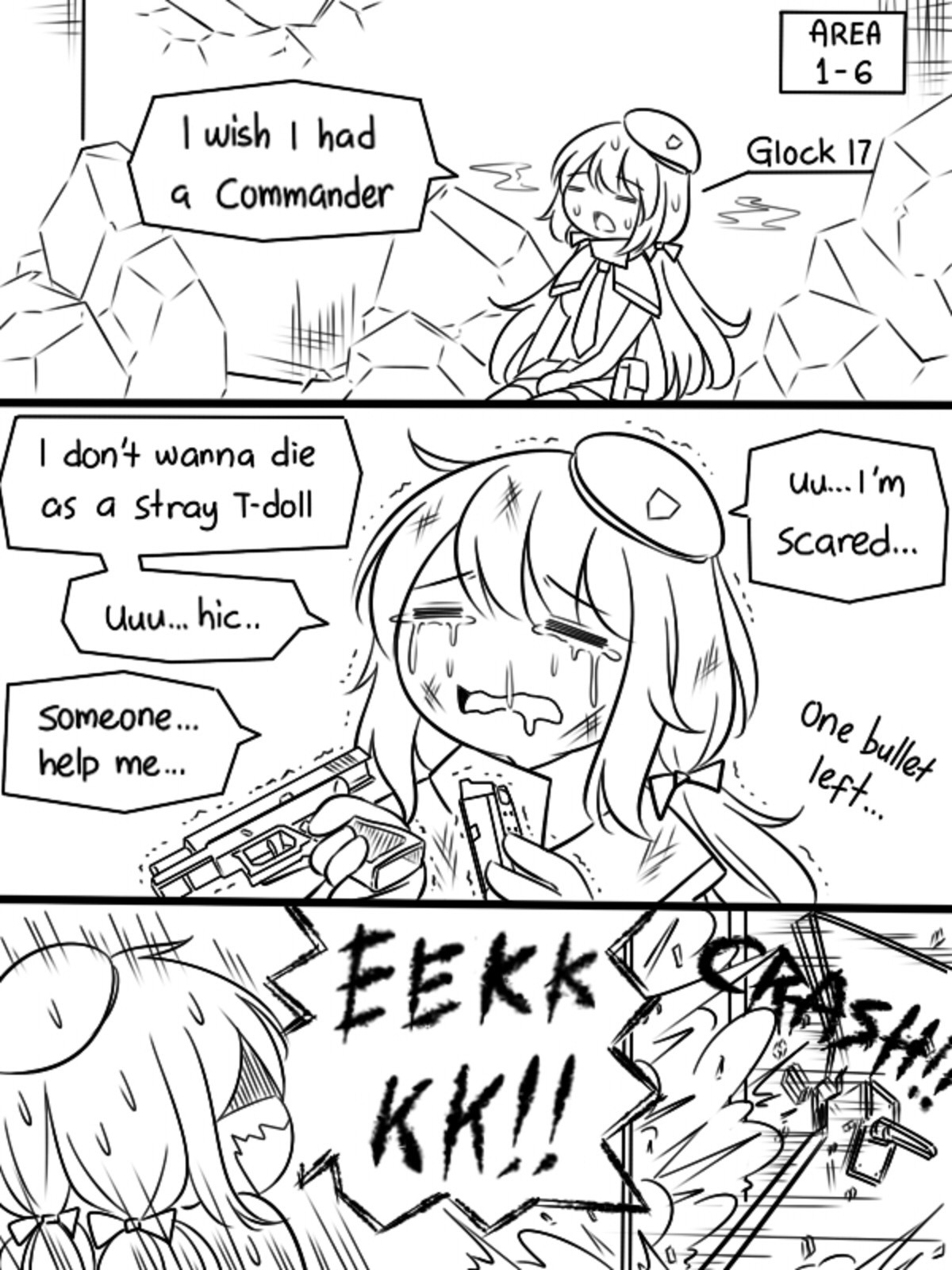 Rescuing a Stray Glock 17. Source illust.php?mode=medium&amp;illustid=69016340 join list: MilitaryWaifu (516 subs)Mention History. I don? wanna die as a Shag Bi