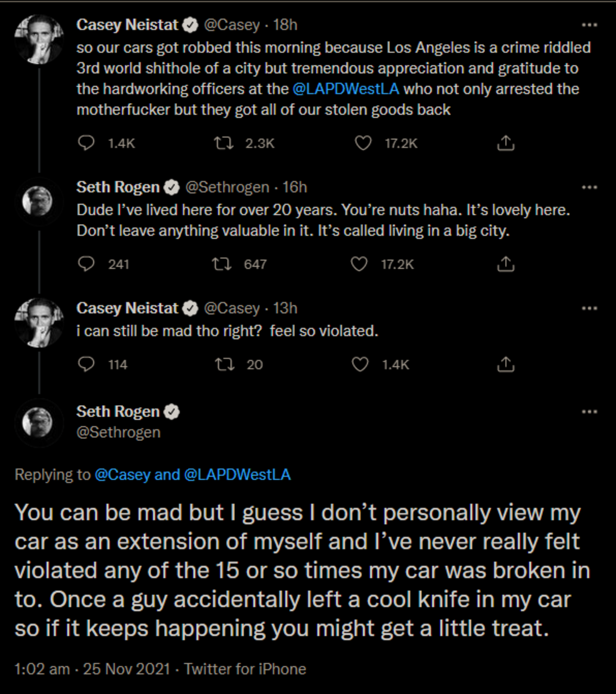 Rogan. .. Holy it's real... &quot;I don't see my car as an extension of myself&quot; Nobody does, you . But it's literally either the first or second most expensive thing