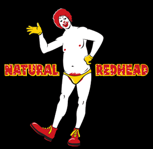 Ronald McDonald. scary ass .