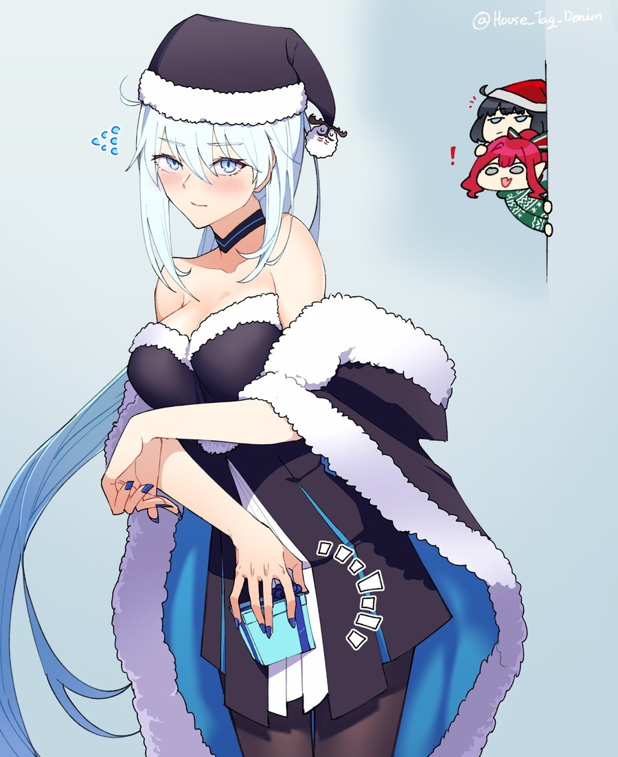 Santa Morgan has a Present for Guda. join list: TheWinterQueen (65 subs)Mention History join list:.  