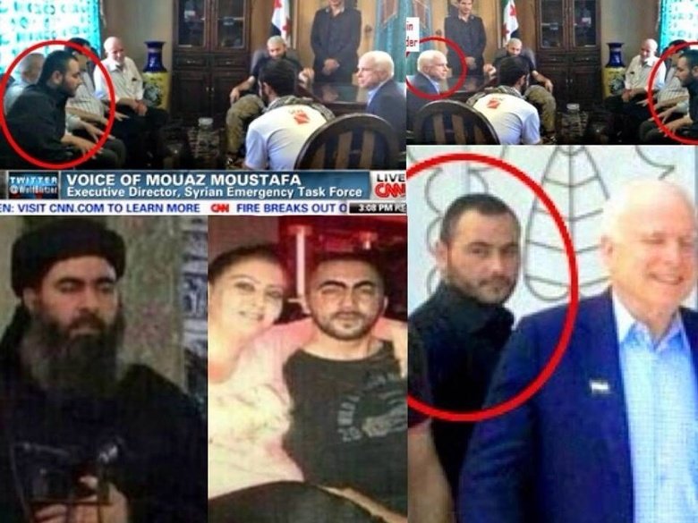 Say Hello to ISIS-boss "Al Baghdadi". His real name is Shimon Elliot ...and.... WHO is this white guy next to him?!?!?!. Brahma: VENICE or MOUAD we H VISIT EHH 