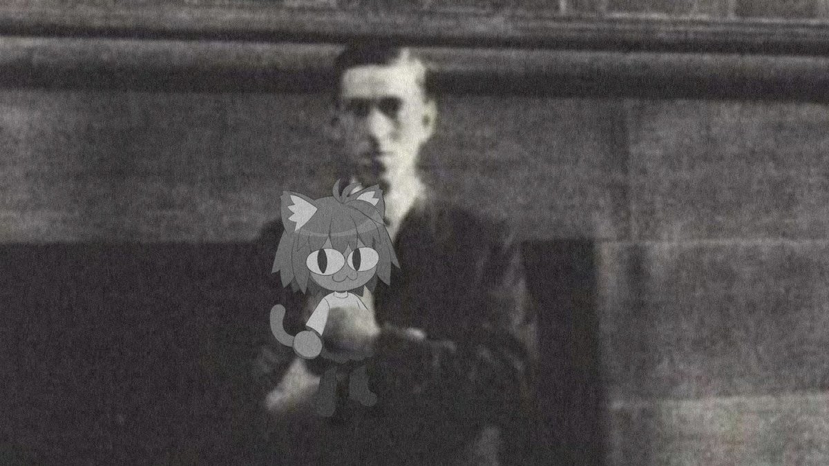 Say the word. .. Lovecraft and his cat Nyagaman
