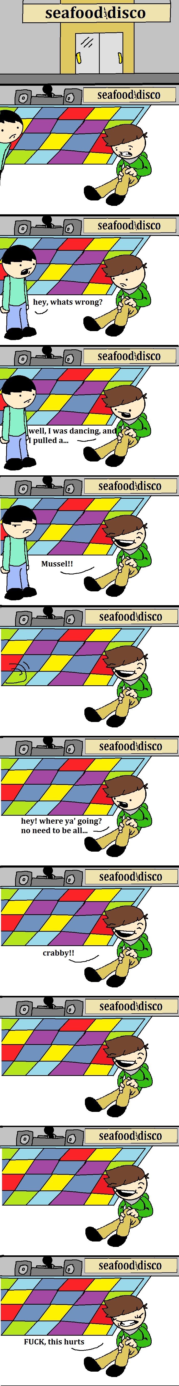 somethin' fishy. this took me a very long time to make, hope you guys like!. seafood‘ a. disco