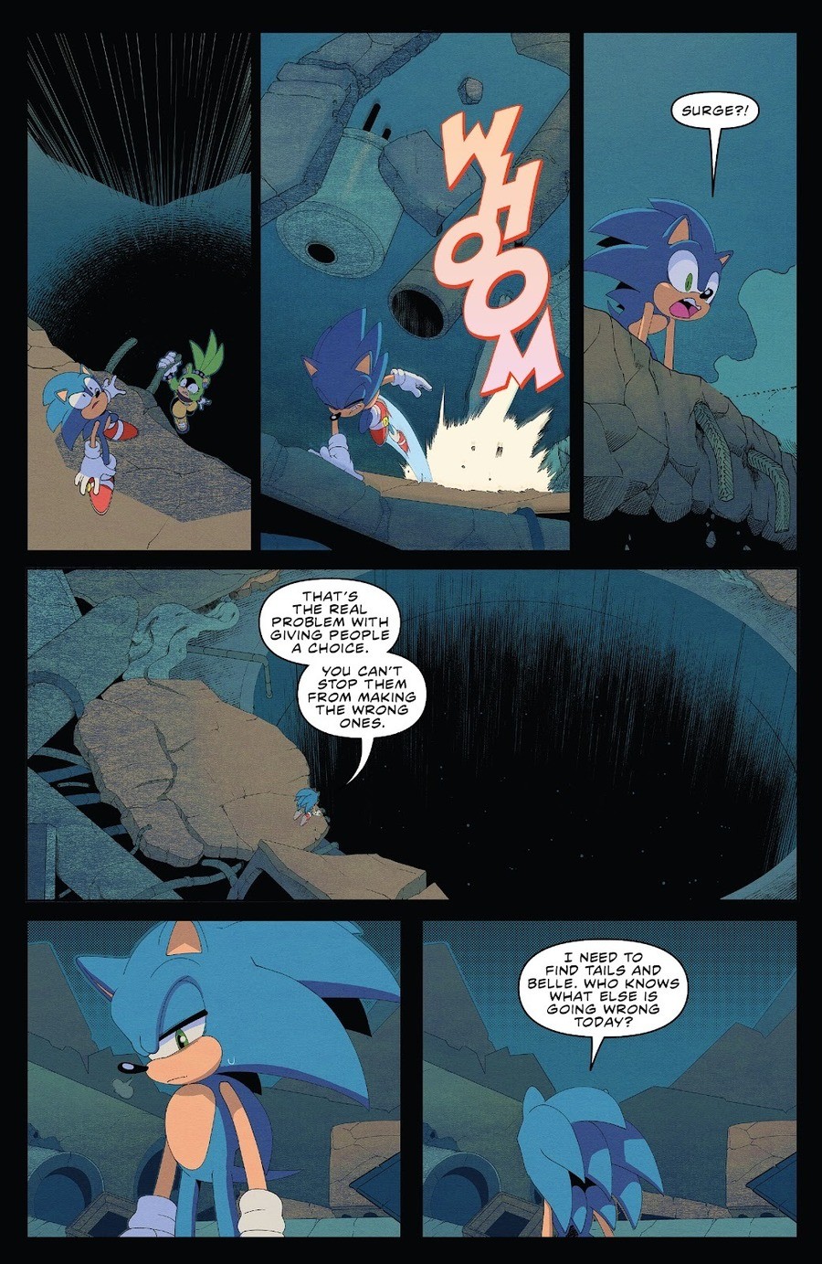 Sonic IDW #50! (Part 2). Picking up right where we left off! join list: SonicIDW (93 subs)Mention History Yep that's really it. Just a few pages over the limit.