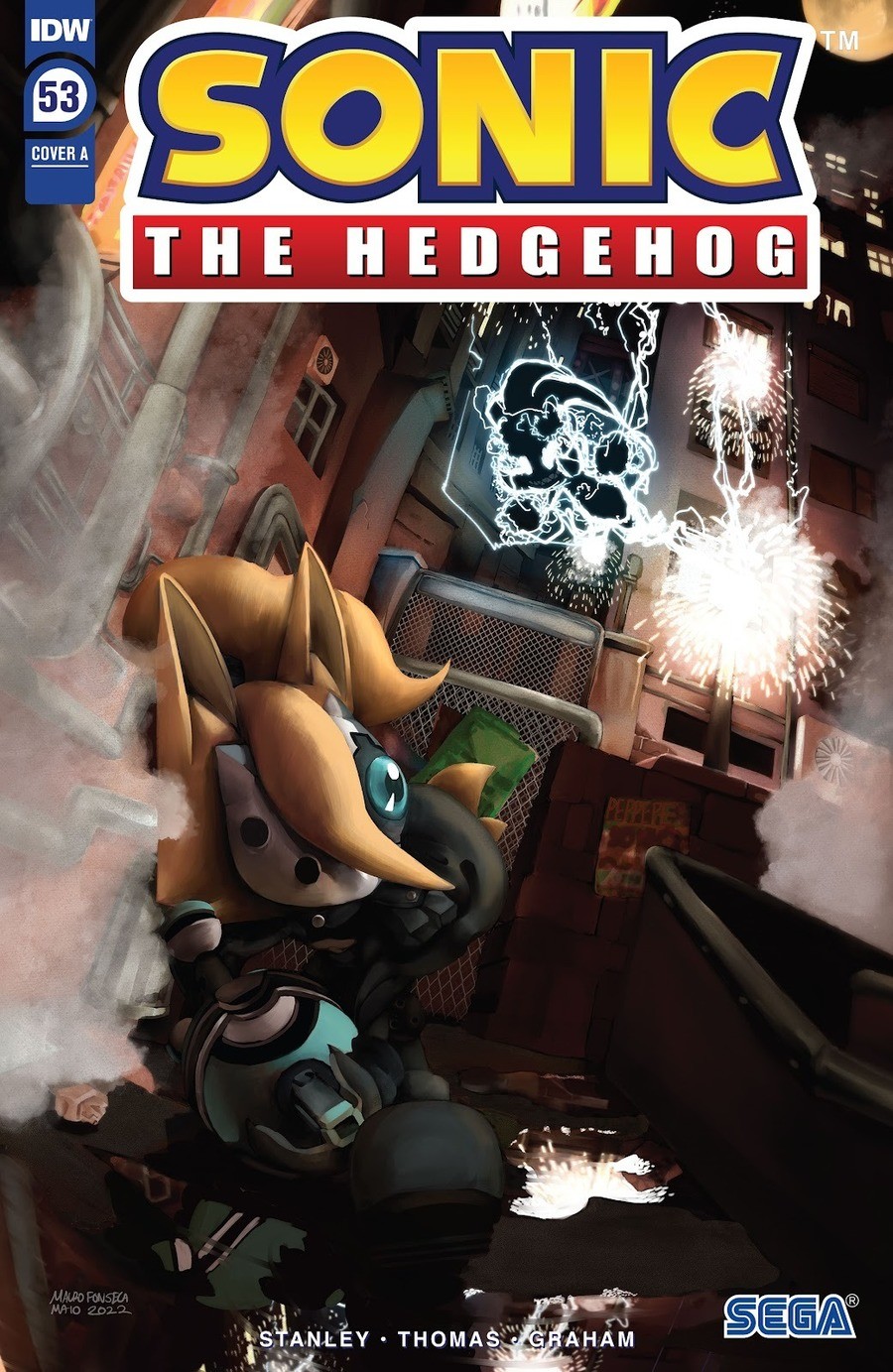Sonic IDW #53. Man I am not a fan of this cover art. Like the ideas cool but the perspective is all weird and it looks wack. join list: SonicIDW (93 subs)Mentio