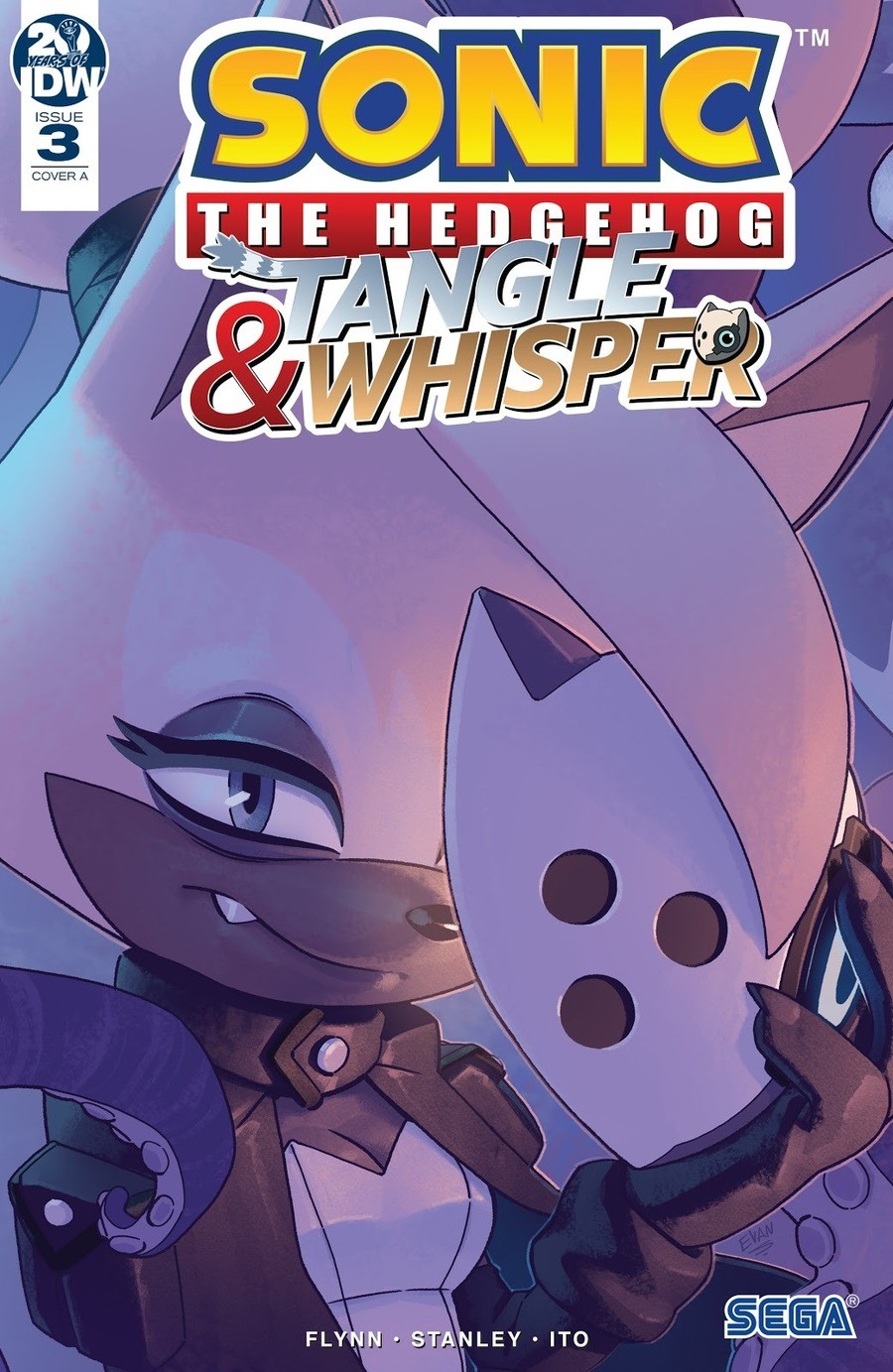 Sonic IDW: Tangle and Whisper #3. join list: SonicIDW (93 subs)Mention History Time for some backstory Who ever expected. First the Extreme Gear usage during the battle against Master Overlord, now the Shadow Androids rocking a new color scheme. Definitely liking these subtle nods 