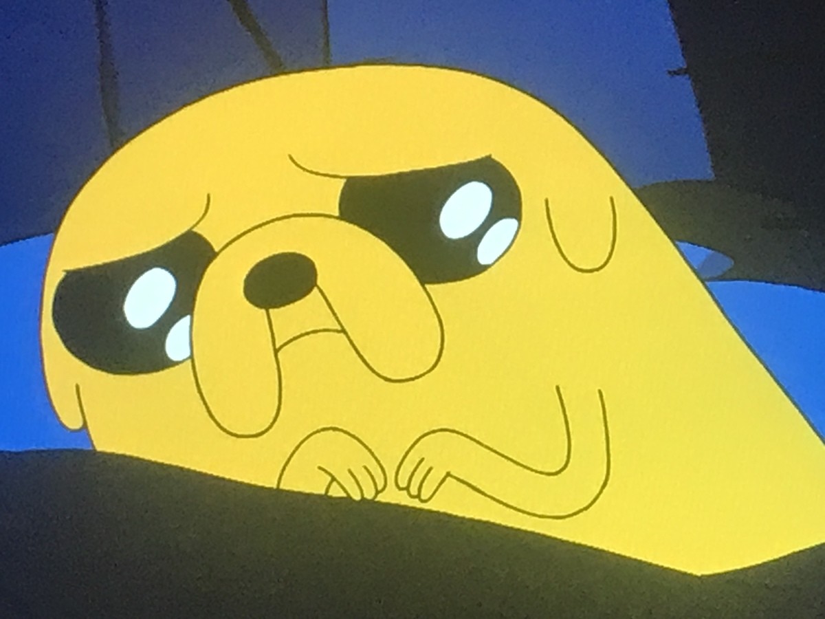 Sus. Im watching adventure time for the first time… you guys, you’ve ruined me .. This guys eye is a grey amogus