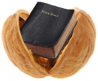 The bible in a nutshell. ba dum tiss.
