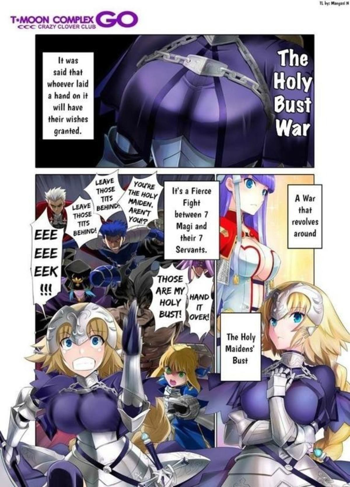 The Holy Bust War. Source illust.php?mode=medium&amp;illustid=70072494 holybust_war/ join list: Fate (425 subs)Mention History join list:. leave her alone you monsters.