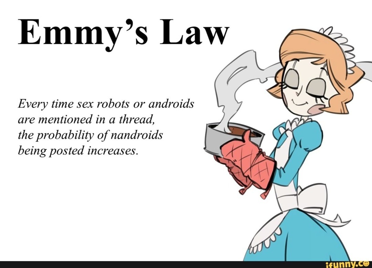 The law. .. Come on lads, there's only one reason to make humanoid robots in the first place. Having them perform maid duties is just an extra perk.