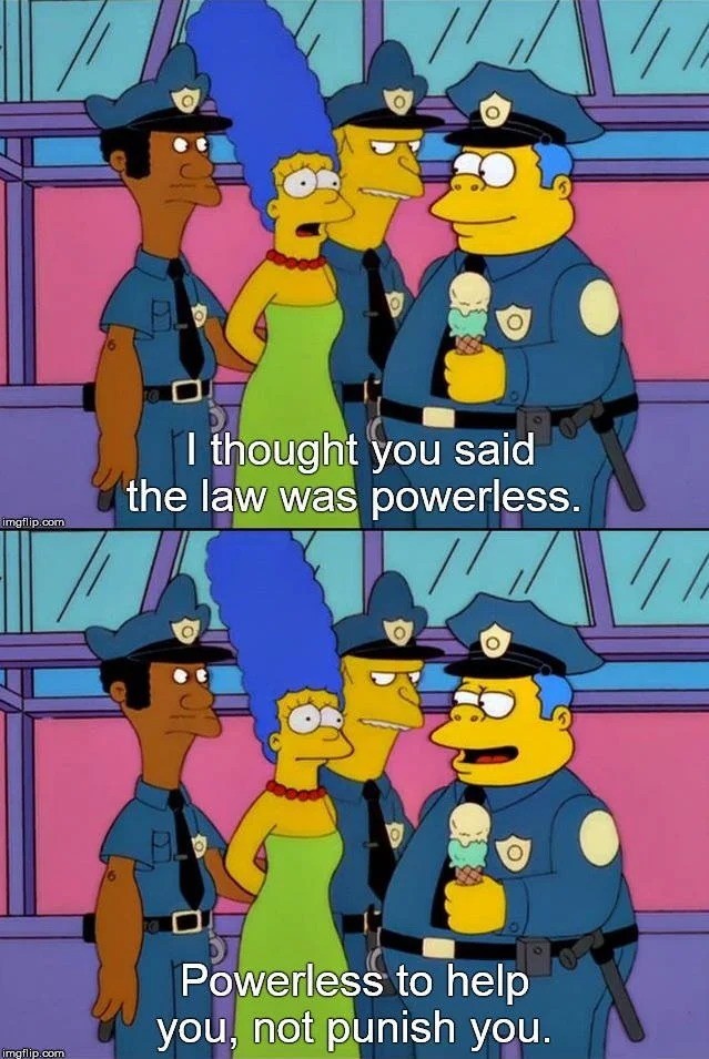 The Simpsons did it.. .. currently relevant, but lazy.