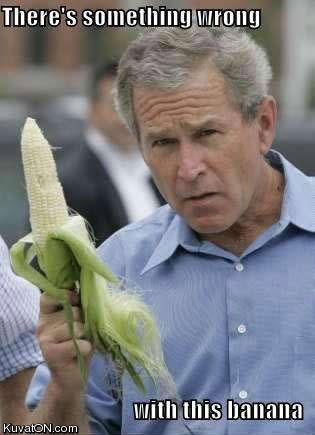 There's Something Wrong. .. Bush is sooo last year, but dis still very funny!! xD