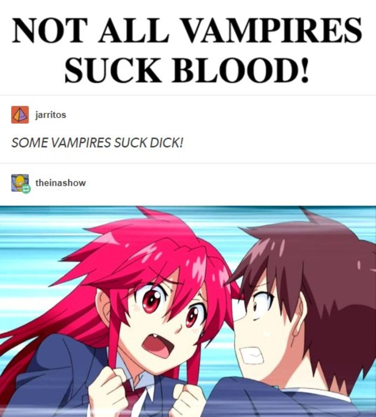 theres a special kind. Itadaki! Seieki. jarritos SOME VAMPIRES SUCK DICK!. She was like a vampire shapeshifter or something right? God it was a good hentai, we need more shapeshifter hentai.