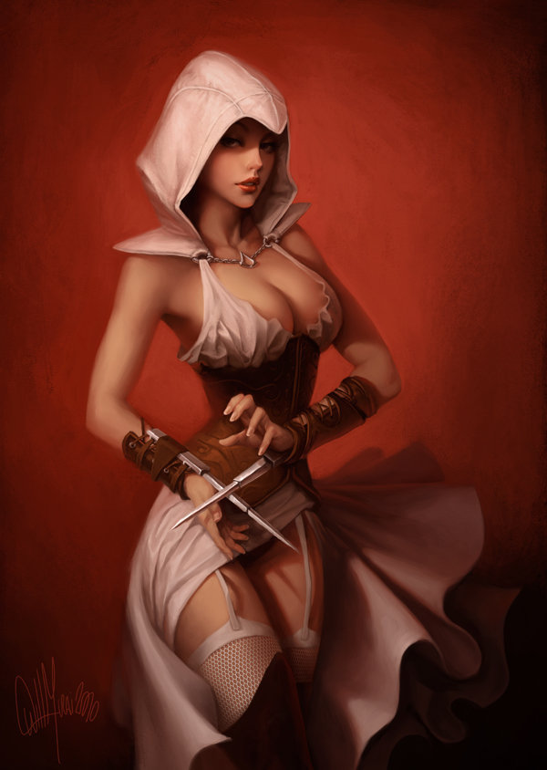 There's Women Assassins Too. sexy but not very stealthy.