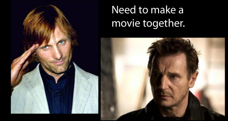 These Guys!. I havent seen Viggo in awhile.. to Snake a movie together.