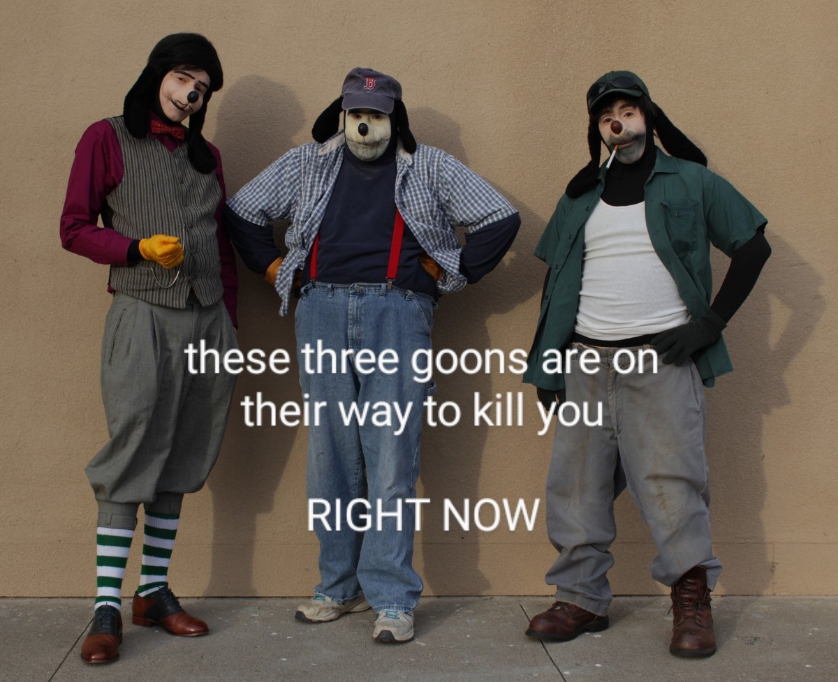 They are coming to kill you. These three goons are on their way to kill you right now. You have 20 minutes to prepare. You cannot run or hide. You must face you