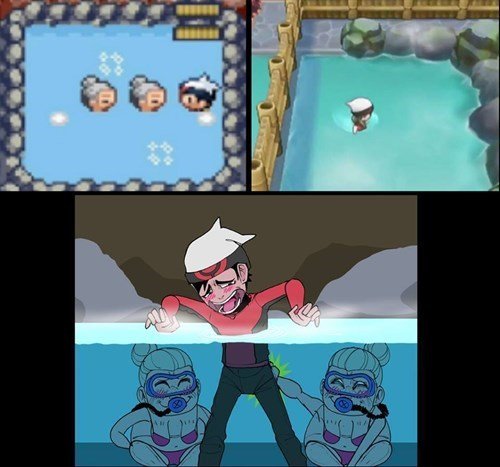 They are still here.. .. But the ORAS picture is on the male end of the springs...