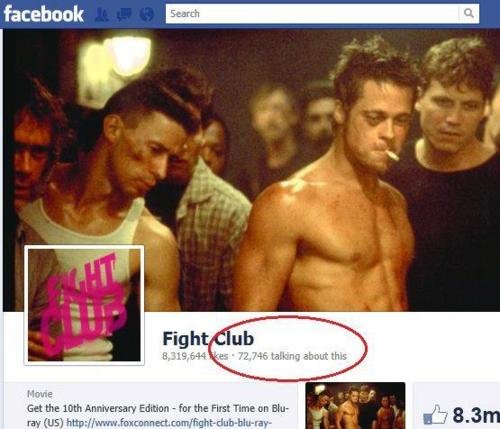 They broke the first rule of Fight Club. . facecheck " & Int! at the ?.. - far we First "fbfl' lta an Elu-. YOU BROKE THE RULES! YOU BROKE THE RULES!