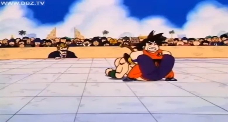 Tien. .. BAH GAWD SON'S GOT TIEN IN THE WALLS.OF JERICHO AND HE'S DEAD CENTER OF THE RING HOW ON GOD'S EARTH IS HE GONNA GIT HIMSELF OUTTA THE HOLD, KING?