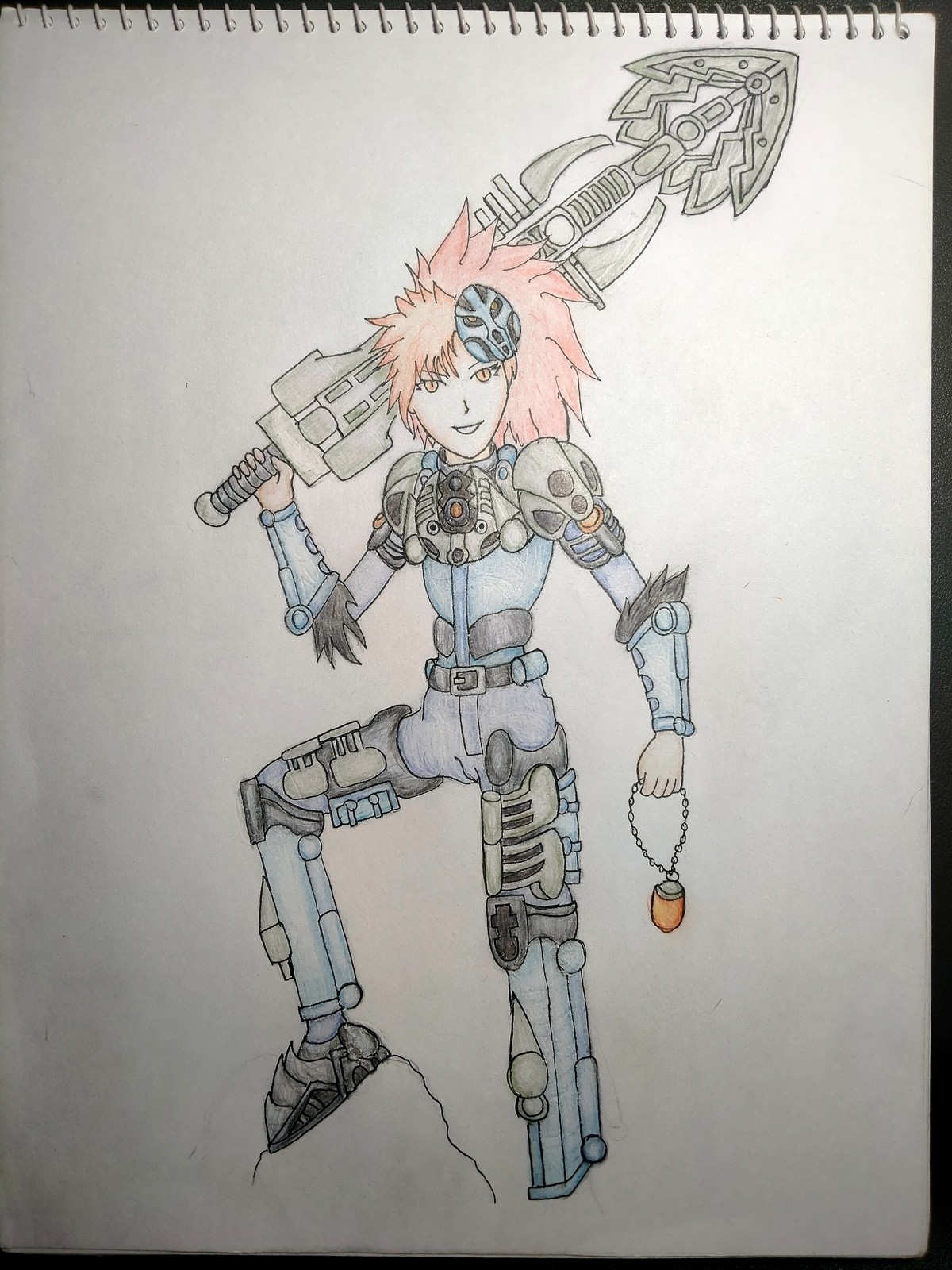 Tried to draw Toa Tuyet. My drawing based on the Design of the winner in the Bionicle Fanon contest, Ibukkey.. Looks great! Ever thought about drawing Hoseryx?
