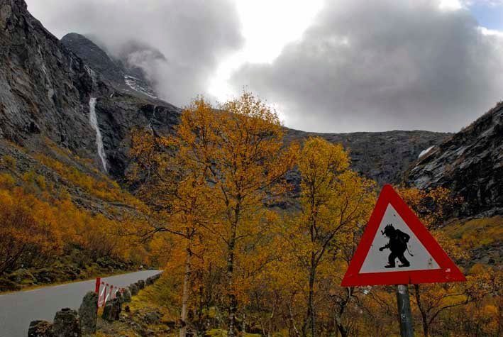 Troll in Norway. .