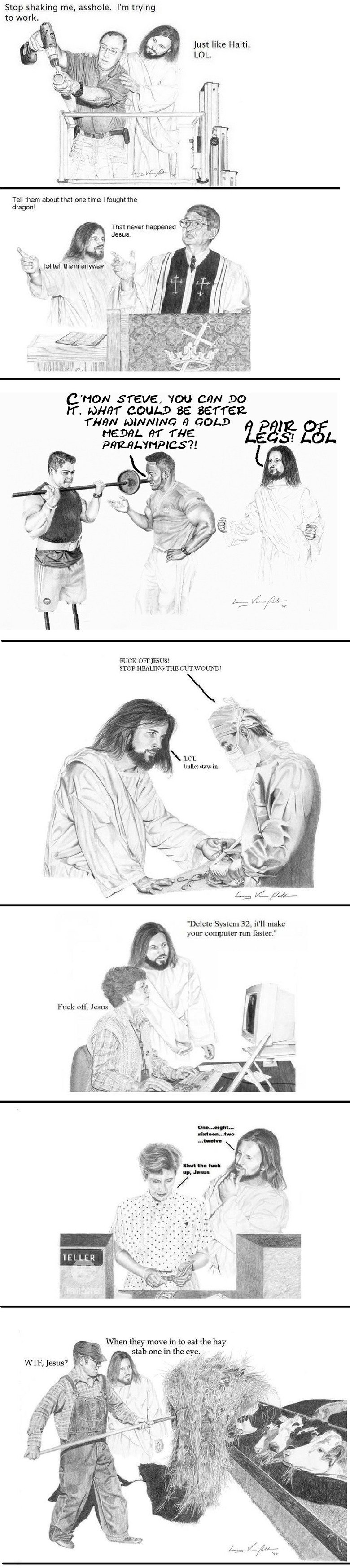 Troll Jesus. Found on /b/, comped by me. Poet and I know it (unless you read /b/ as slash be slash, cause if you do that's cool too) thumbing would make my day 