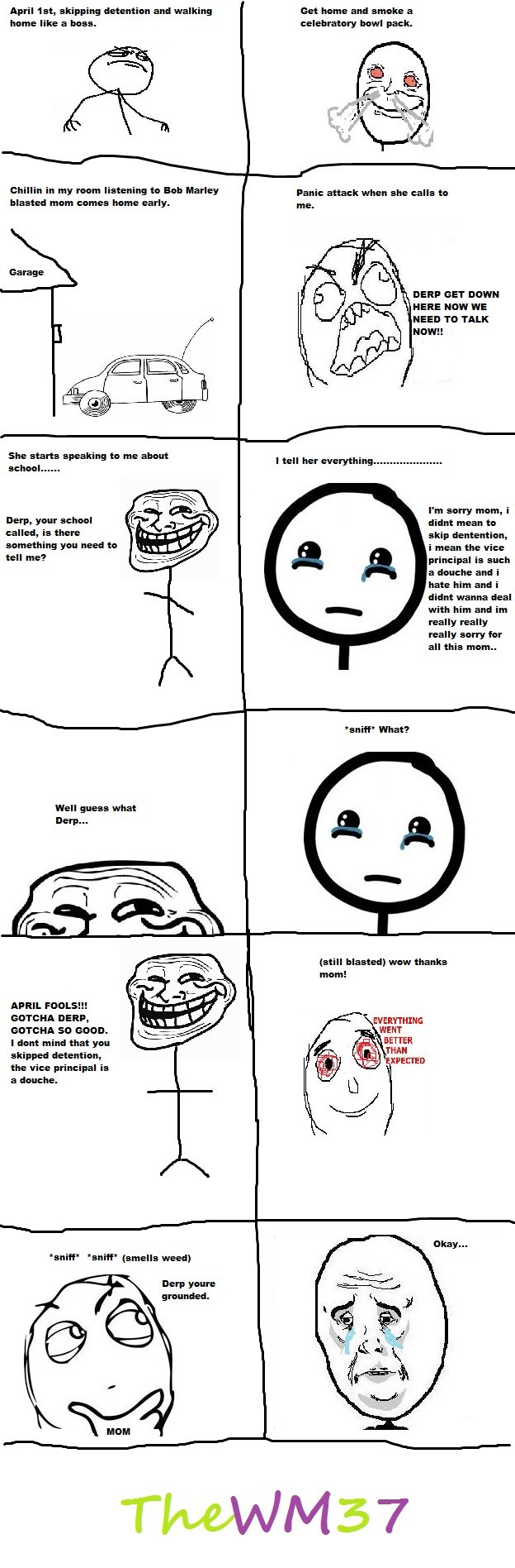 Troll Mom. ok dont hate on the paint. but this was happened to me with my mom and I a few years back, i just remembered it so i decided to share it with you FJ.