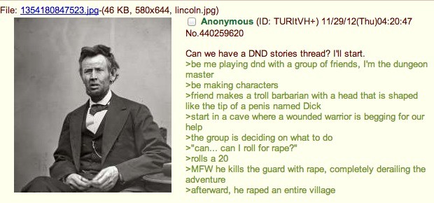 Troll rapist. join list: DnDStuff (1417 subs)Mention History.. Dick's fw