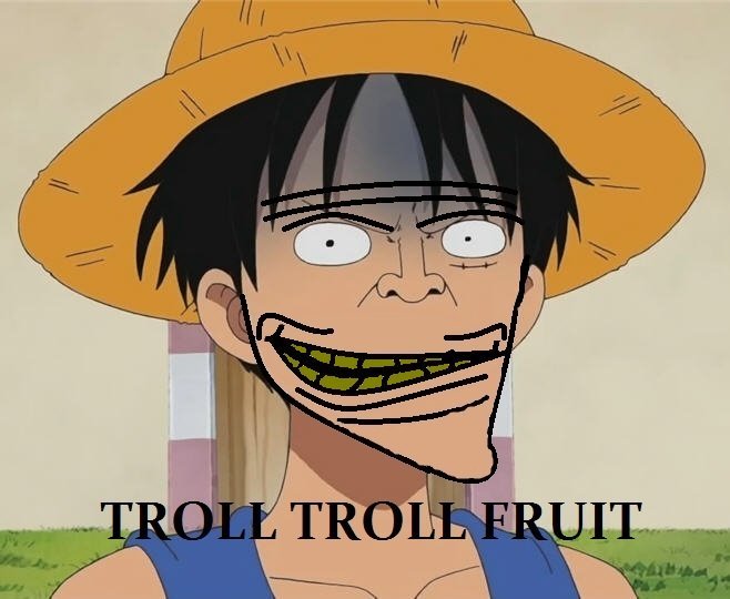 troll troll fruit. oc by me from awhile ago.. PLEASE JUST DIE