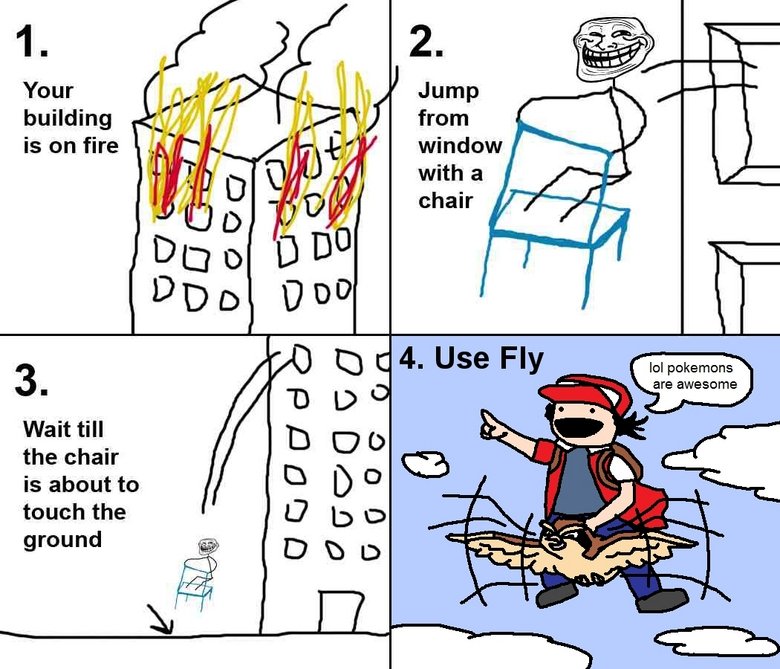 Troll Physics 2. . Your building is on fire Wait till the chair is about to ground