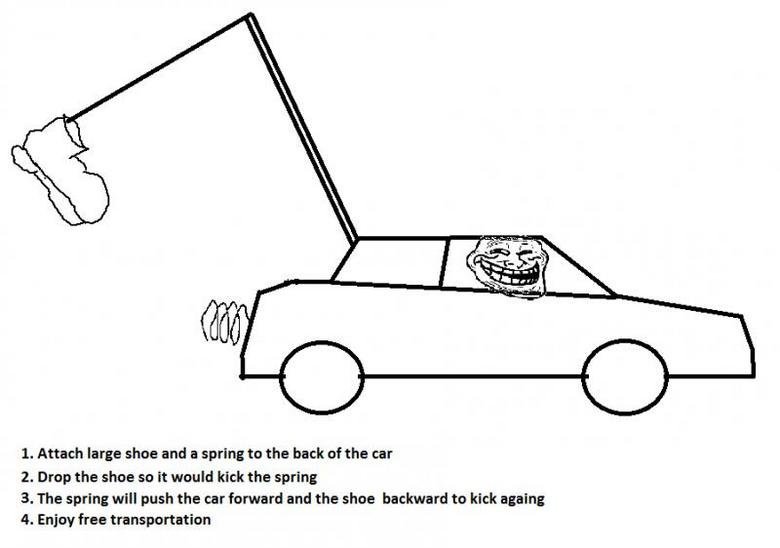 Troll Physics:Car. &lt;a href=&quot;pictures/1476624/Douchebags+of+America/&quot; target=blank&gt;www.funnyjunk.com/funny_pictures/1476624/Douchebags+of+America