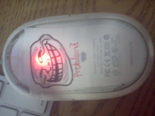 Troll Mouse. found this when i came into school, and i almost died.