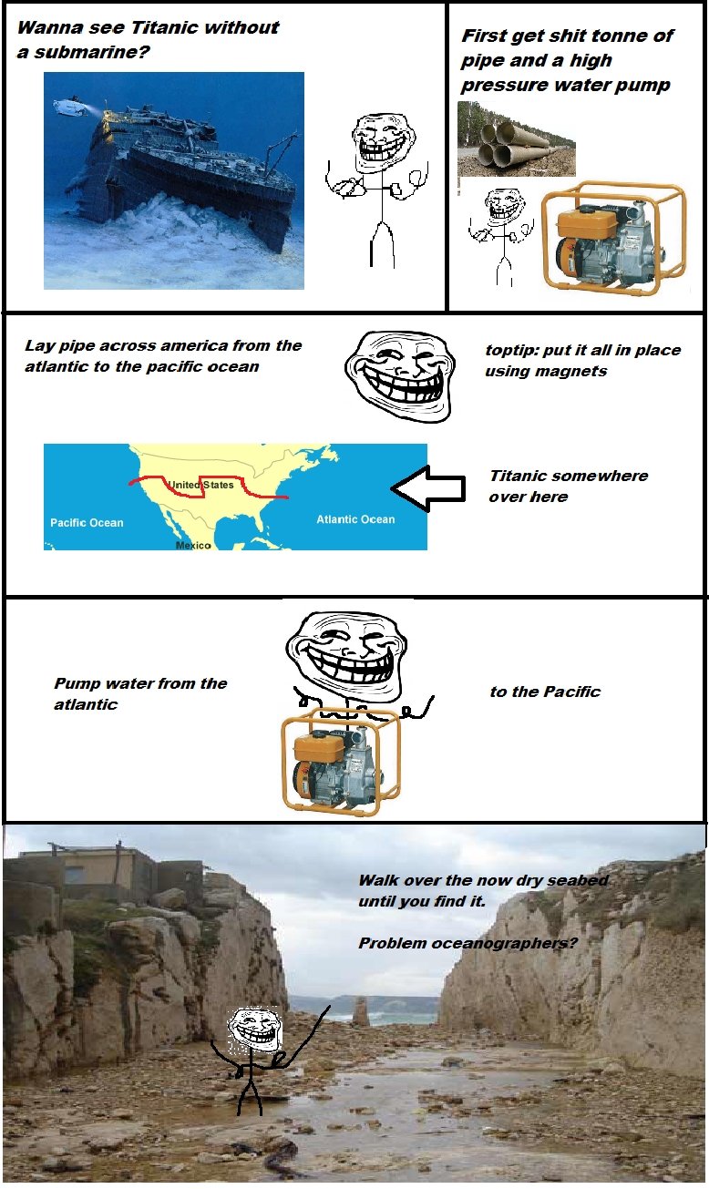 troll physics. . Wanna see Titanic without First get shit tonne of pipe and a nian pressure waterpipe nerves america from the e -e . taptap: put if att in poate