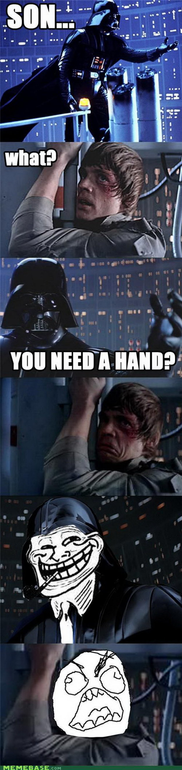 Troll vader. Note: vader means father in dutch. MEMEBASE