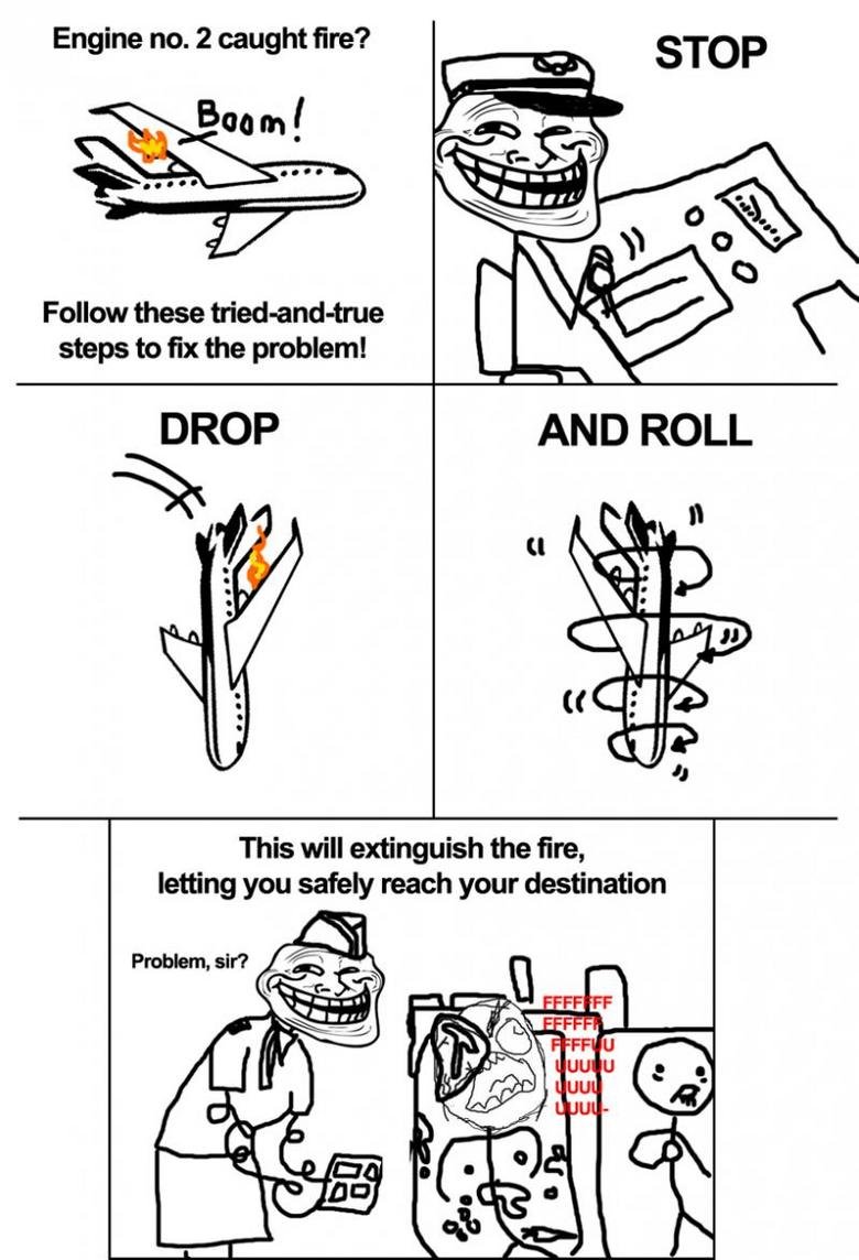 Troll Physics 7. 10+ for moar. Engine no. 2 caught fire'? Follow these steps to fix the problem! DROP ill