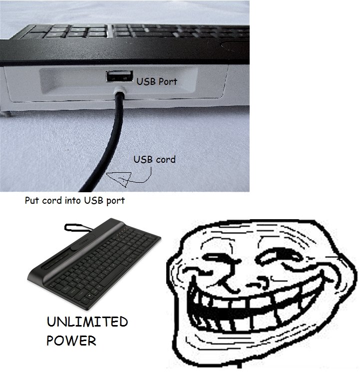 Troll physics. Problem?. UNLIMITED POWER. Solar powered flashlight